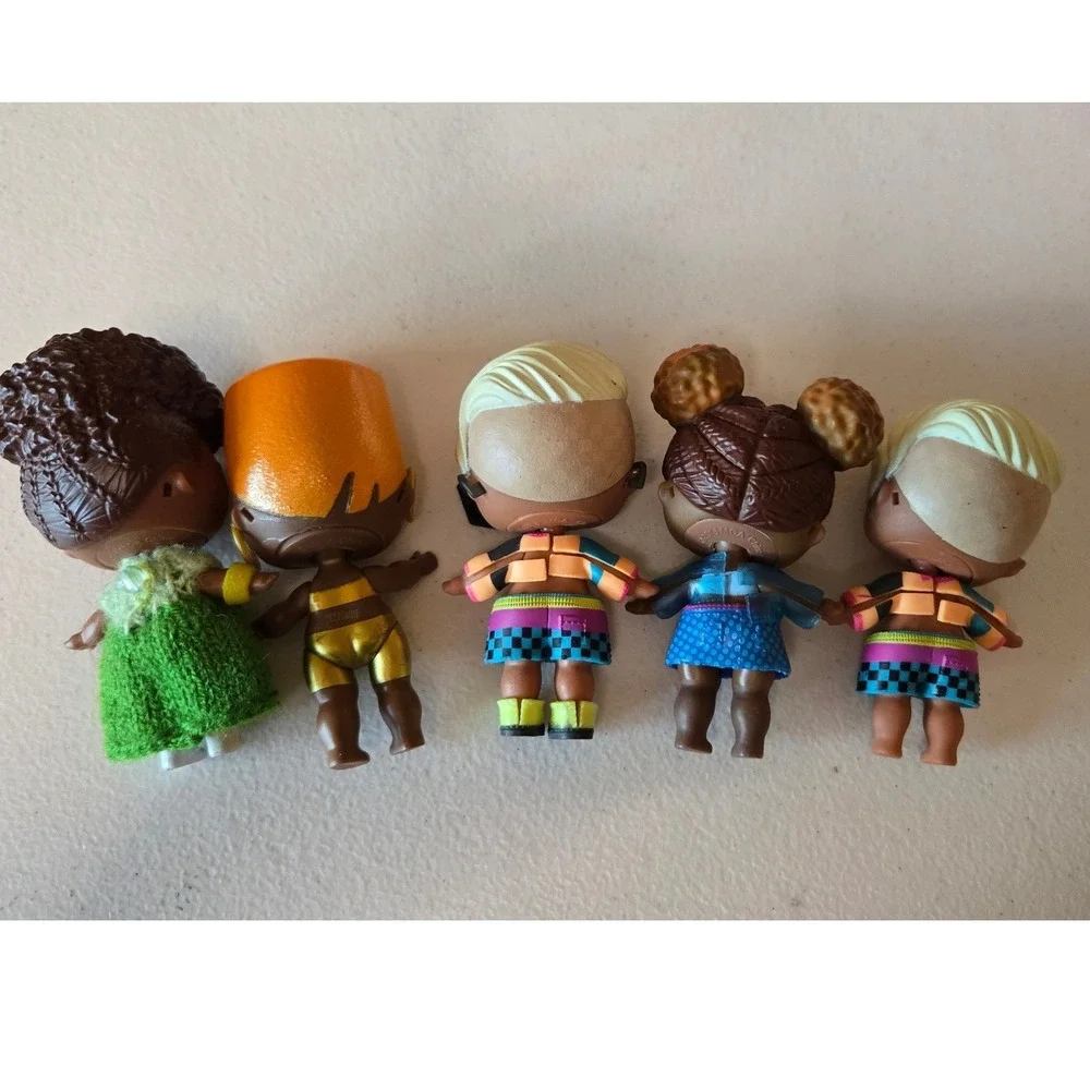 LOL Surprise Doll‎ Lot of 5 MGA Figures Outfits Accessories Neon Dance